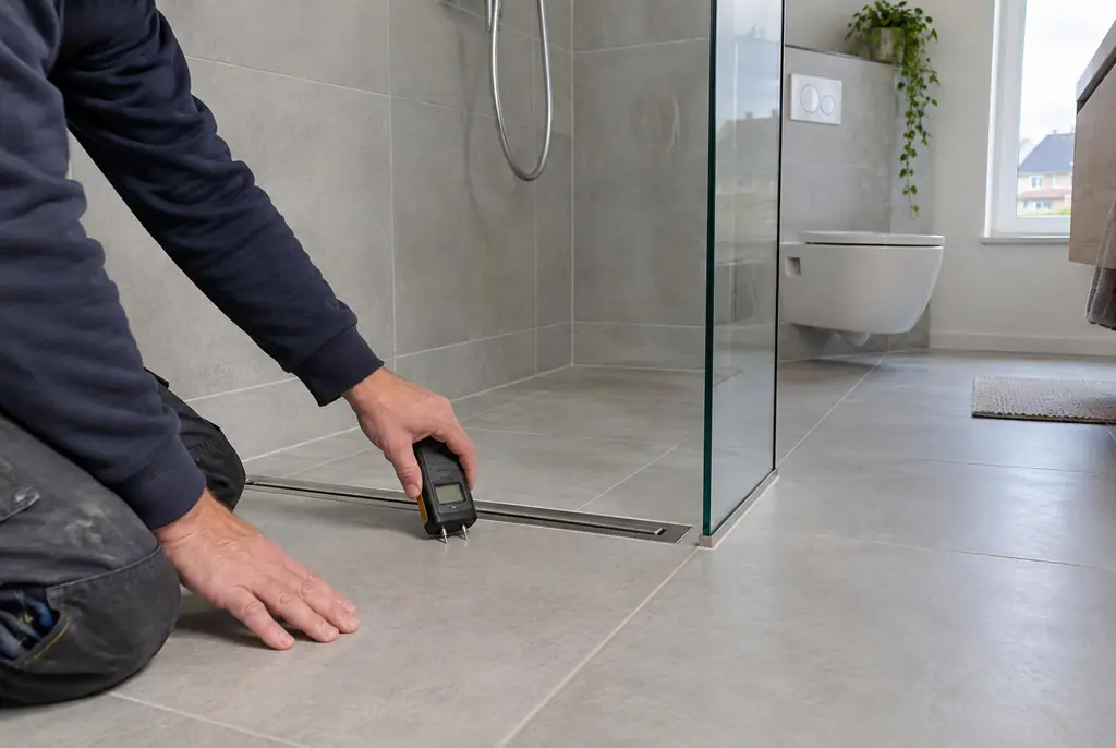 Lekdetectie Wassenaar – badkamer in een nieuwbouwwoning